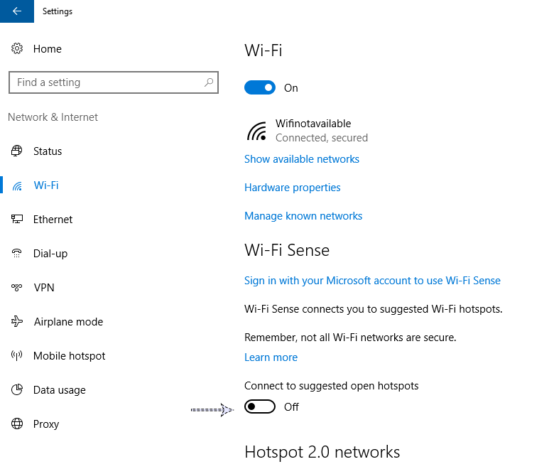Avoid Random Open Networks